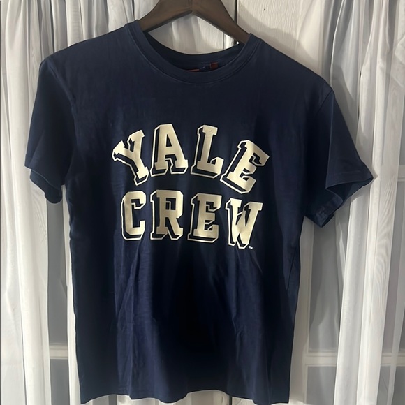 Yale Crew T-Shirt Navy On Denimist Women’s X-Small - Picture 1 of 9